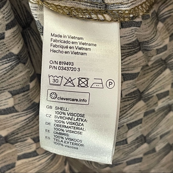 H&M Geometric Dress Size 2 - Picture 4 of 6